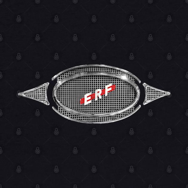 ERF vintage truck grille logo badge by soitwouldseem